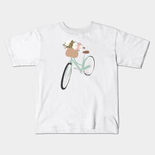 Bike - Mint Kids T-Shirt